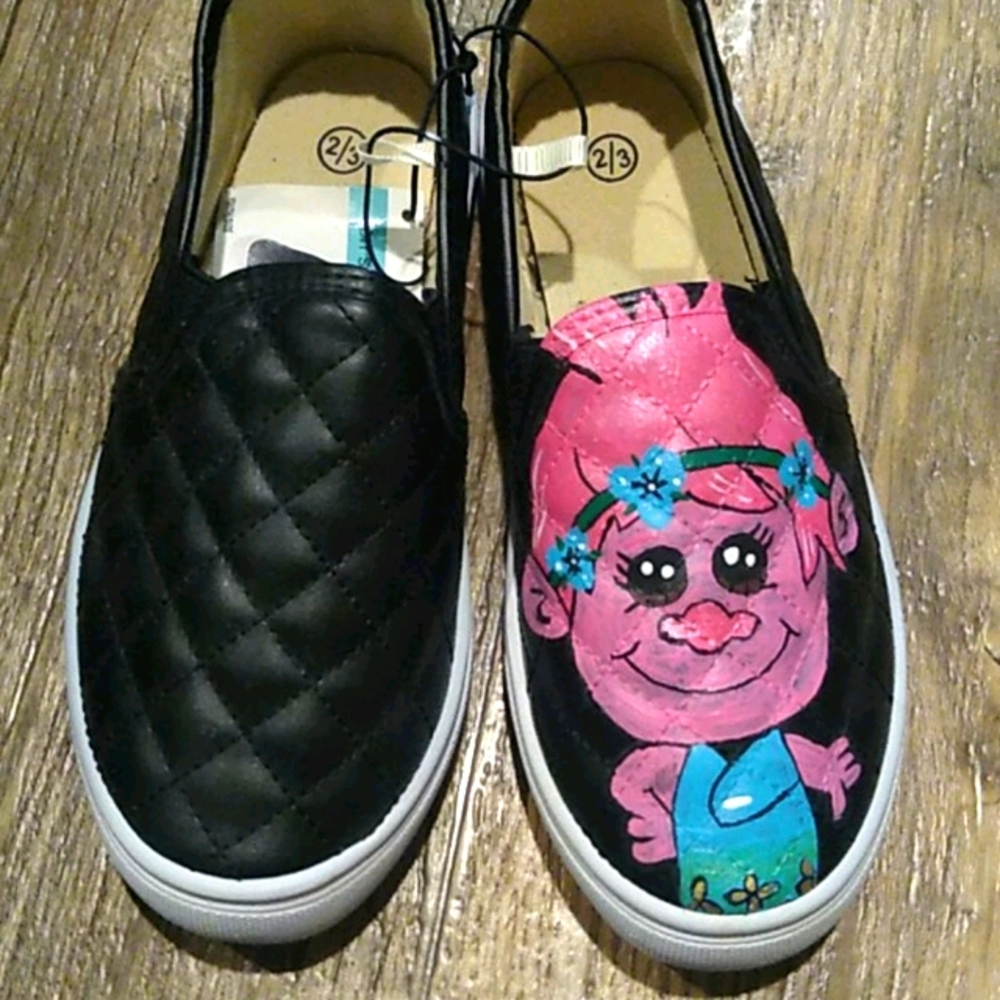 Custom Trolls Poppy Shoes